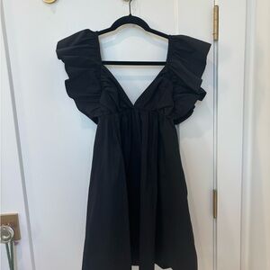 Dear Hannah Black Mini Dress
